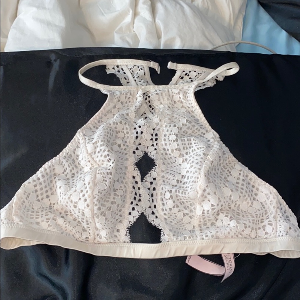 VS white bralette